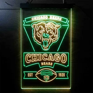 Chicago Bears EST 1920 Neon-Like LED Sign