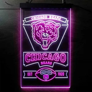 Chicago Bears EST 1920 Neon-Like LED Sign