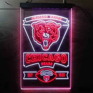 Chicago Bears EST 1920 Neon-Like LED Sign