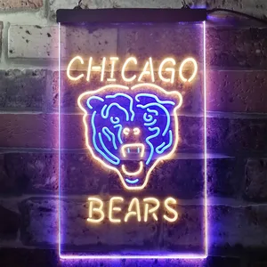 Chicago Bears Logo 1 Neon-Like LED Sign