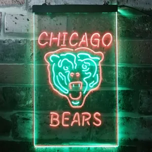 Chicago Bears Logo 1 Neon-Like LED Sign