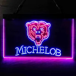 Chicago Bears Michelob Neon-Like LED Sign