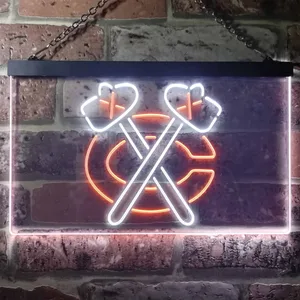 Chicago Blackhawks Logo 1 Neon-Like LED Sign