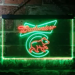 Chicago Cubs Budweiser Neon-Like LED Sign