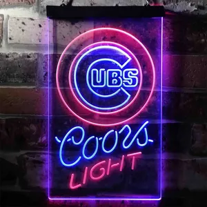 Chicago Cubs Coors Light Neon-Like LED Sign