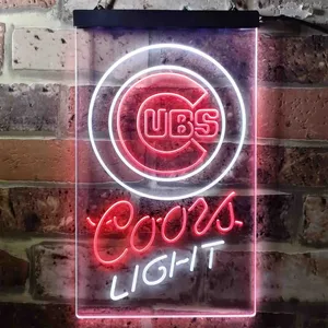 Chicago Cubs Coors Light Neon-Like LED Sign