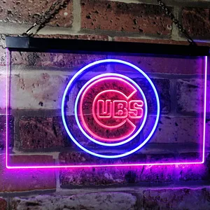 Chicago Cubs Logo 1 Neon-Like LED Sign