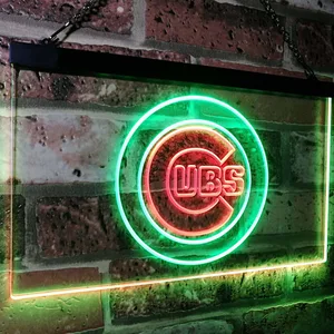 Chicago Cubs Logo 1 Neon-Like LED Sign