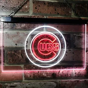 Chicago Cubs Logo 1 Neon-Like LED Sign