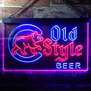 Chicago Cubs Old Style Beer Neon-Like LED Sign