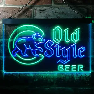 Chicago Cubs Old Style Beer Neon-Like LED Sign