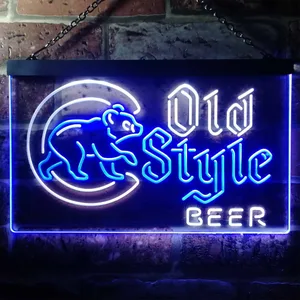 Chicago Cubs Old Style Beer Neon-Like LED Sign
