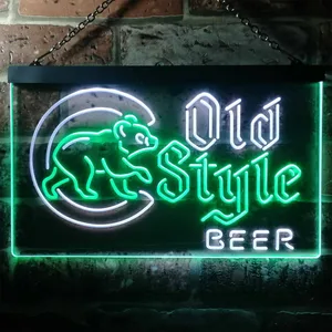 Chicago Cubs Old Style Beer Neon-Like LED Sign