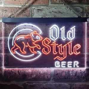 Chicago Cubs Old Style Beer Neon-Like LED Sign