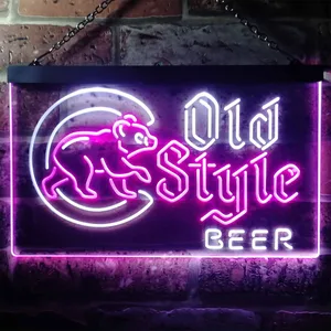 Chicago Cubs Old Style Beer Neon-Like LED Sign