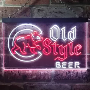 Chicago Cubs Old Style Beer Neon-Like LED Sign