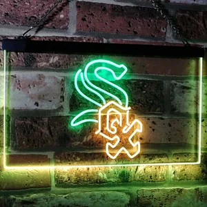 Chicago White Sox  Logo 1 Neon-Like LED Sign