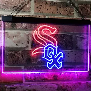 Chicago White Sox  Logo 1 Neon-Like LED Sign