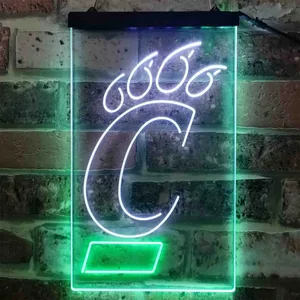 Cincinnati Bearcats Logo Neon-Like LED Sign