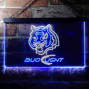 Cincinnati Bengals Bud Light Neon-Like LED Sign