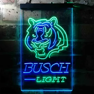 Cincinnati Bengals Busch Light Neon-Like LED Sign