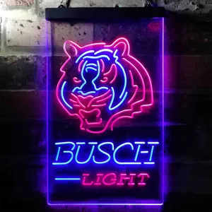 Cincinnati Bengals Busch Light Neon-Like LED Sign