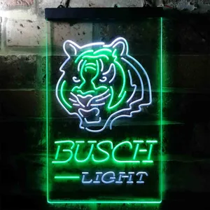 Cincinnati Bengals Busch Light Neon-Like LED Sign