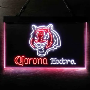 Cincinnati Bengals Corona Extra Neon-Like LED Sign