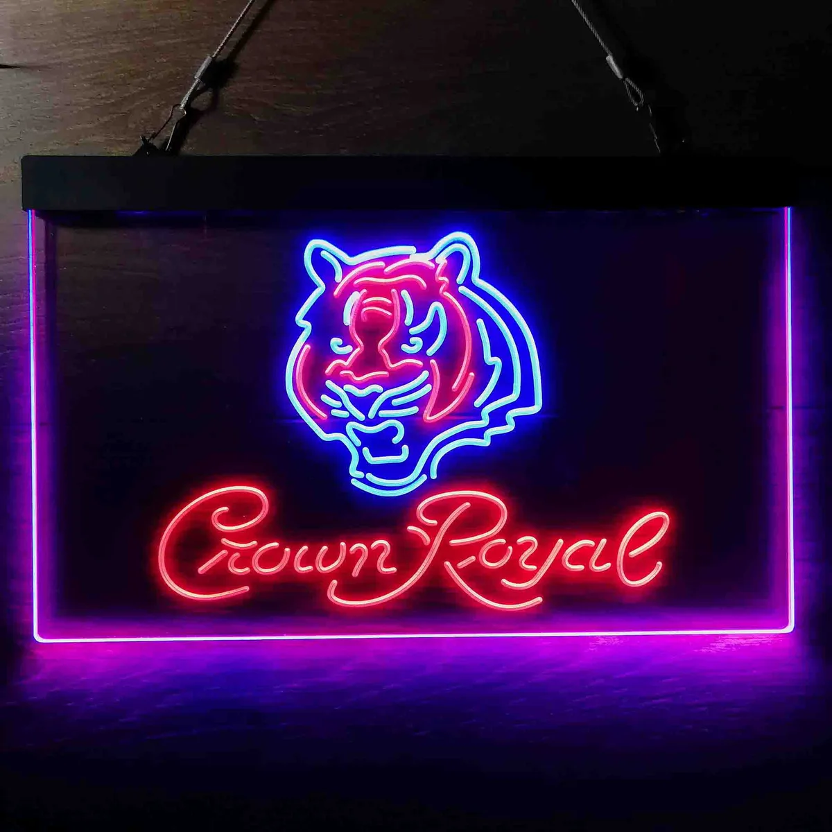 Cincinnati Bengals Crown Royal Neon-Like LED Sign