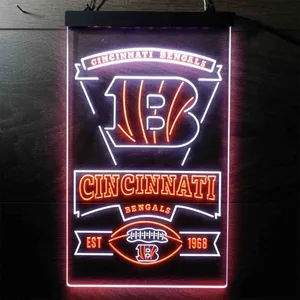 Cincinnati Bengals EST 1968 Neon-Like LED Sign