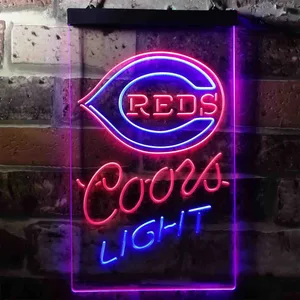 Cincinnati Reds Coors Light Neon-Like LED Sign