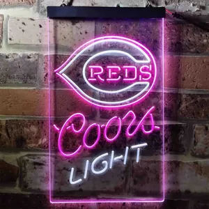 Cincinnati Reds Coors Light Neon-Like LED Sign