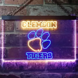 Clemson Tigers Logo  Neon-Like LED Sign