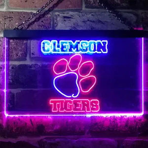 Clemson Tigers Logo  Neon-Like LED Sign