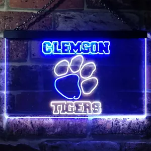 Clemson Tigers Logo  Neon-Like LED Sign