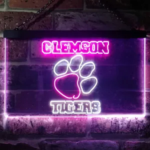 Clemson Tigers Logo  Neon-Like LED Sign