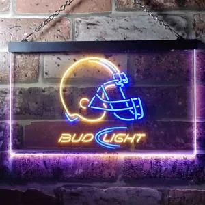 Cleveland Browns Bud Light 1 Neon-Like LED Sign
