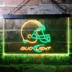 Cleveland Browns Bud Light 1 Neon-Like LED Sign