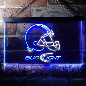 Cleveland Browns Bud Light 1 Neon-Like LED Sign