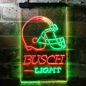 Cleveland Browns Busch Light Neon-Like LED Sign