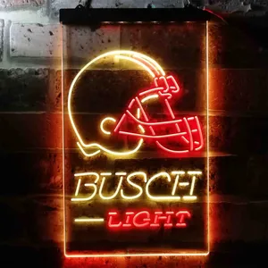 Cleveland Browns Busch Light Neon-Like LED Sign