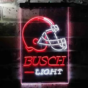 Cleveland Browns Busch Light Neon-Like LED Sign
