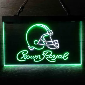 Cleveland Browns Crown Royal Neon-Like LED Sign