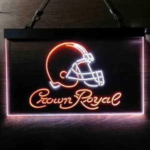 Cleveland Browns Crown Royal Neon-Like LED Sign