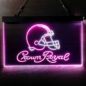Cleveland Browns Crown Royal Neon-Like LED Sign