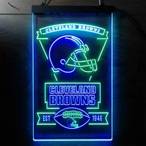 Cleveland Browns EST 1946 Neon-Like LED Sign