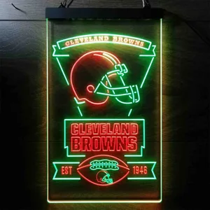 Cleveland Browns EST 1946 Neon-Like LED Sign