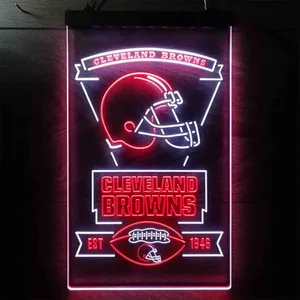 Cleveland Browns EST 1946 Neon-Like LED Sign