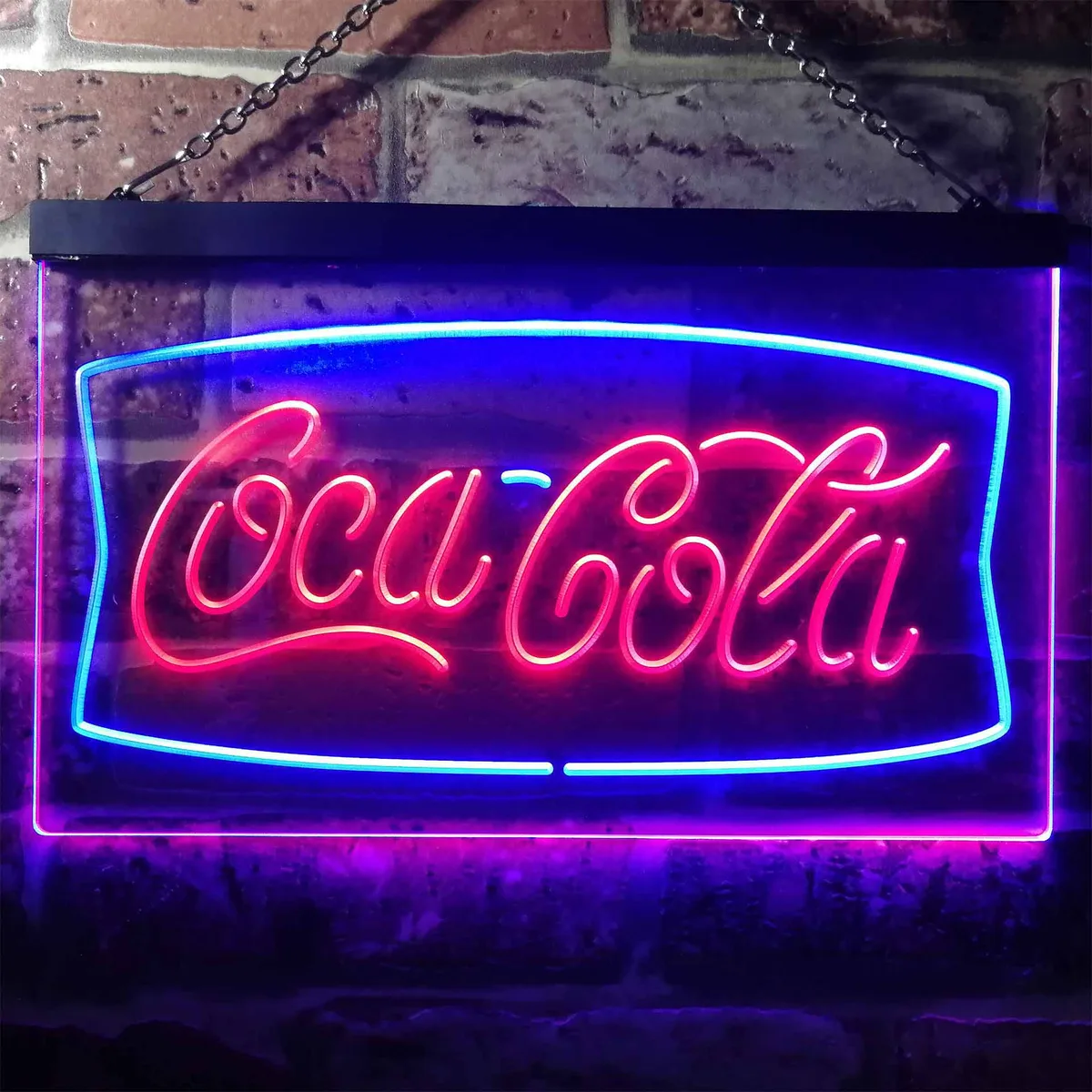 Coca-Cola Banner 2 Neon-Like LED Sign