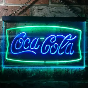Coca-Cola Banner 2 Neon-Like LED Sign